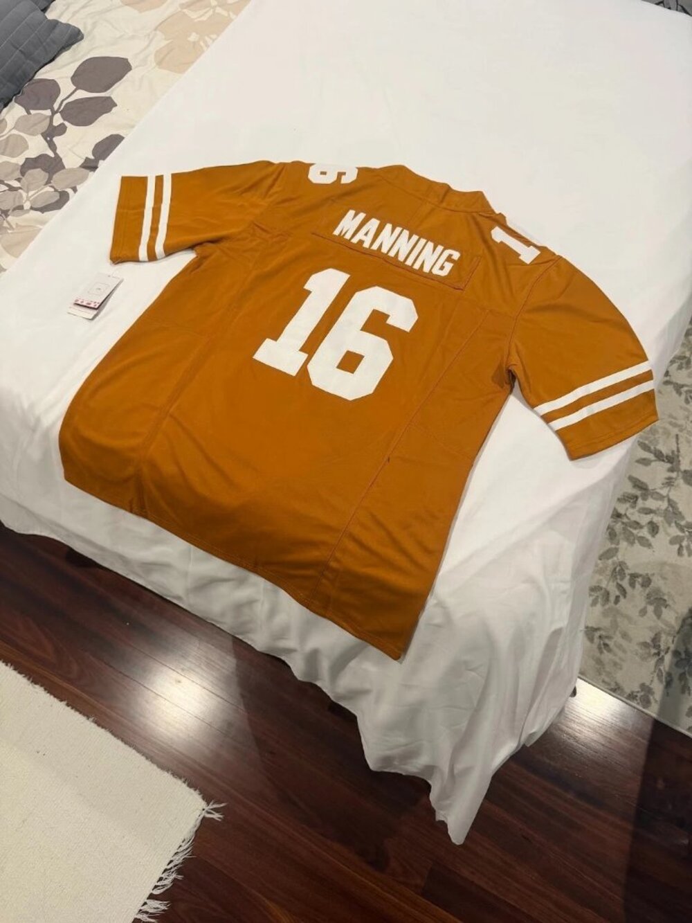Arch Manning Kids Stitched Jersey Orange Vapor